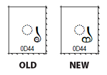 malayalam vowel sign vocalic rr glyph old/new