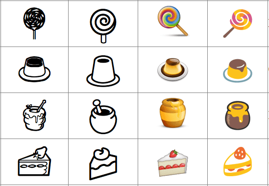 The existing hand emojis according to unicode 12.0